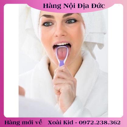 Dụng cụ cạo lưỡi Dontodent -Nội địa Đức Đủ Bill