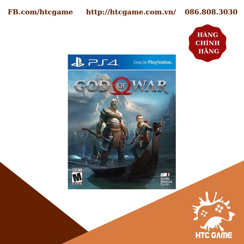 Đĩa Game God Of War 4 PCAS05061 hệ Asia - PS4 / PS5