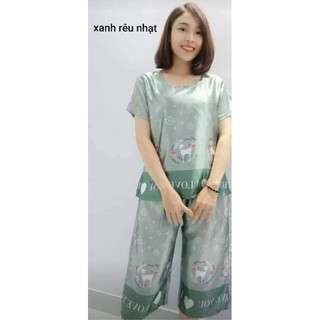 BỘ SATIN LỤA QUẦN 2 TÚI