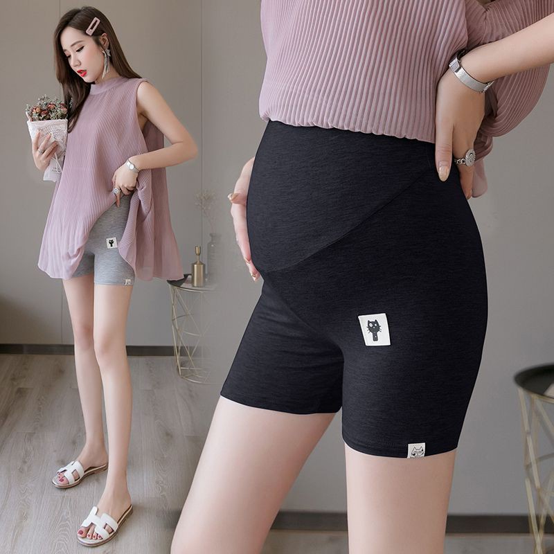 Quần Short Legging Lưng Cao Chống Lộ Dành Cho Mẹ Bầu