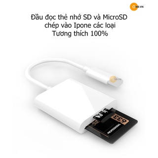 Đầu đọc thẻ nhớ SD Micr SD Điện Thoại Ipone 14 13 12 các loại bao đọc 100%