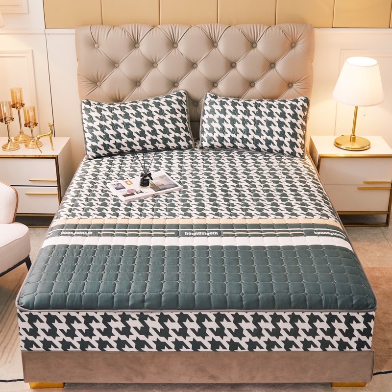 Thảm bọc đệm cotton chống thống kháng khuẩn thoáng mát phiên bản mẫu mới 2022