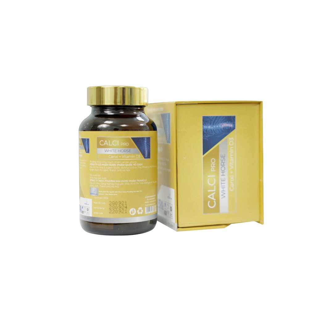 CANXI Ngựa bạch CODY bổ sung canxi cho trẻ và thanh thiếu niên đang trong độ tuổi phát triển chiều cao