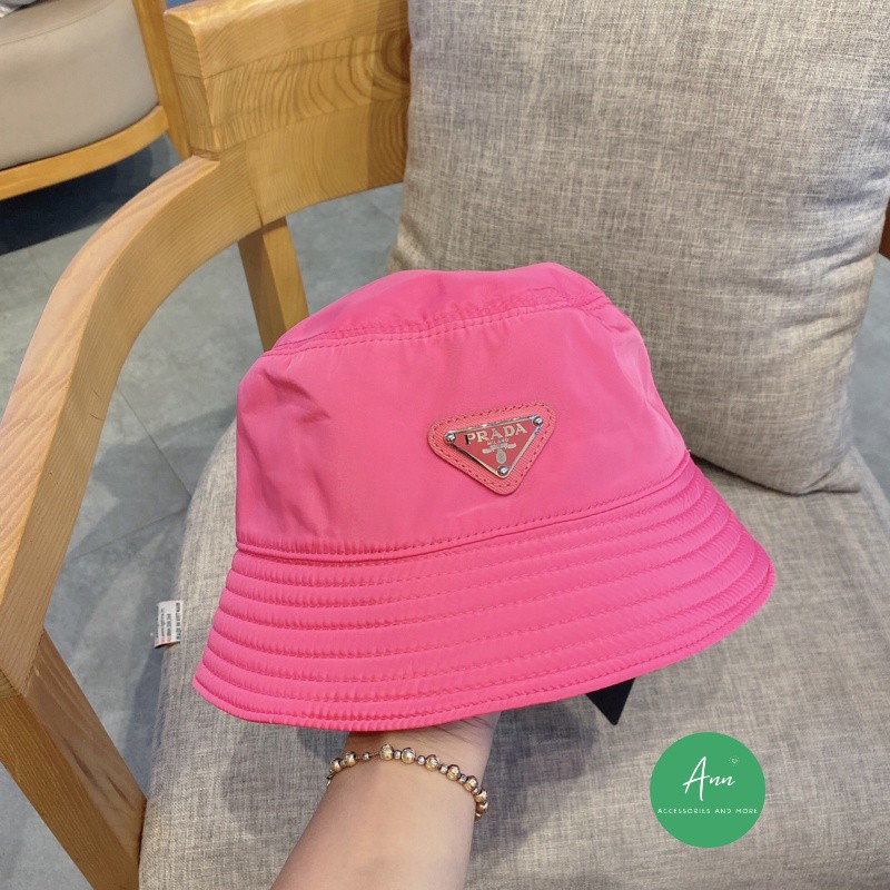 Mũ bucket gió Prada ❤️Freeship❤️ Mũ Prada cao cấp, chất liệu vải gió kháng nước, màu sắc trẻ trung, hàng loại 1 full tag