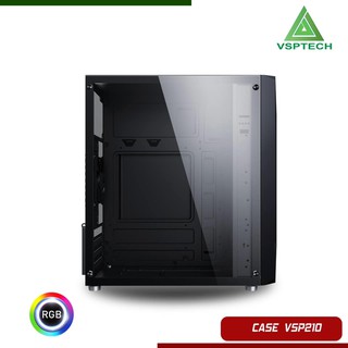 VỎ CASE MÁY TÍNH VSP KA-210 + 1 FAN LED