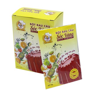 Bột rau câu dẻo giòn sóc vàng 120g