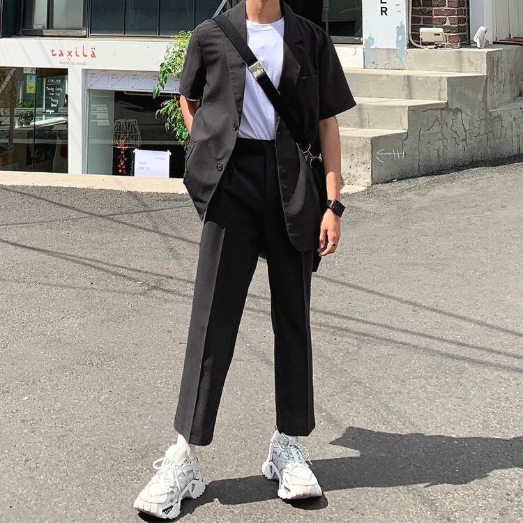 [MUA 1 TẶNG 1] Áo Blazer cộc tay Jack Lane, TẶNG áo phông tay lỡ trắng | BigBuy360 - bigbuy360.vn