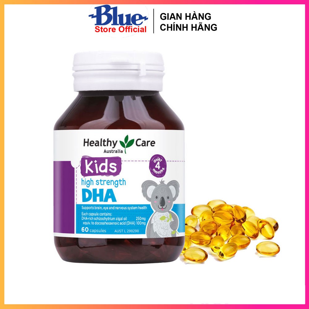 Viên Uống Healthy Care Kids DHA 60 Viên Của Úc Chính Hãng