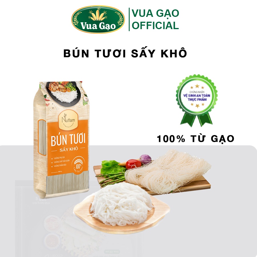 Combo Bún Tươi Sấy Khô Và Bánh Tráng Gỏi Cuốn (Cam kết chính hãng)