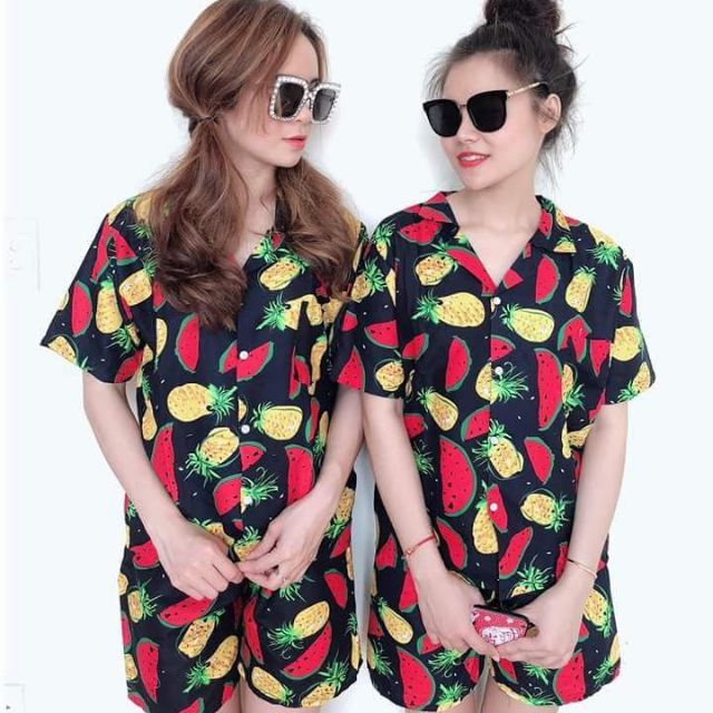 Pijama hoa quả hot