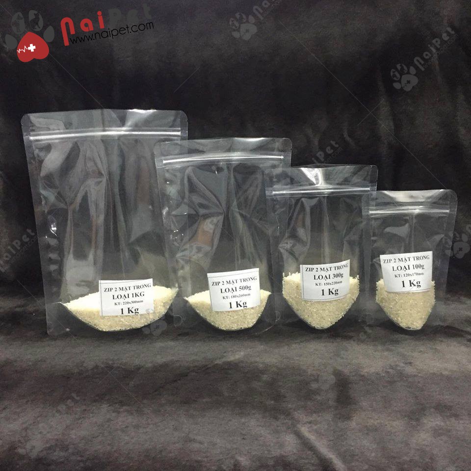 Túi Zip Trong Đáy Đứng Nhiều Size