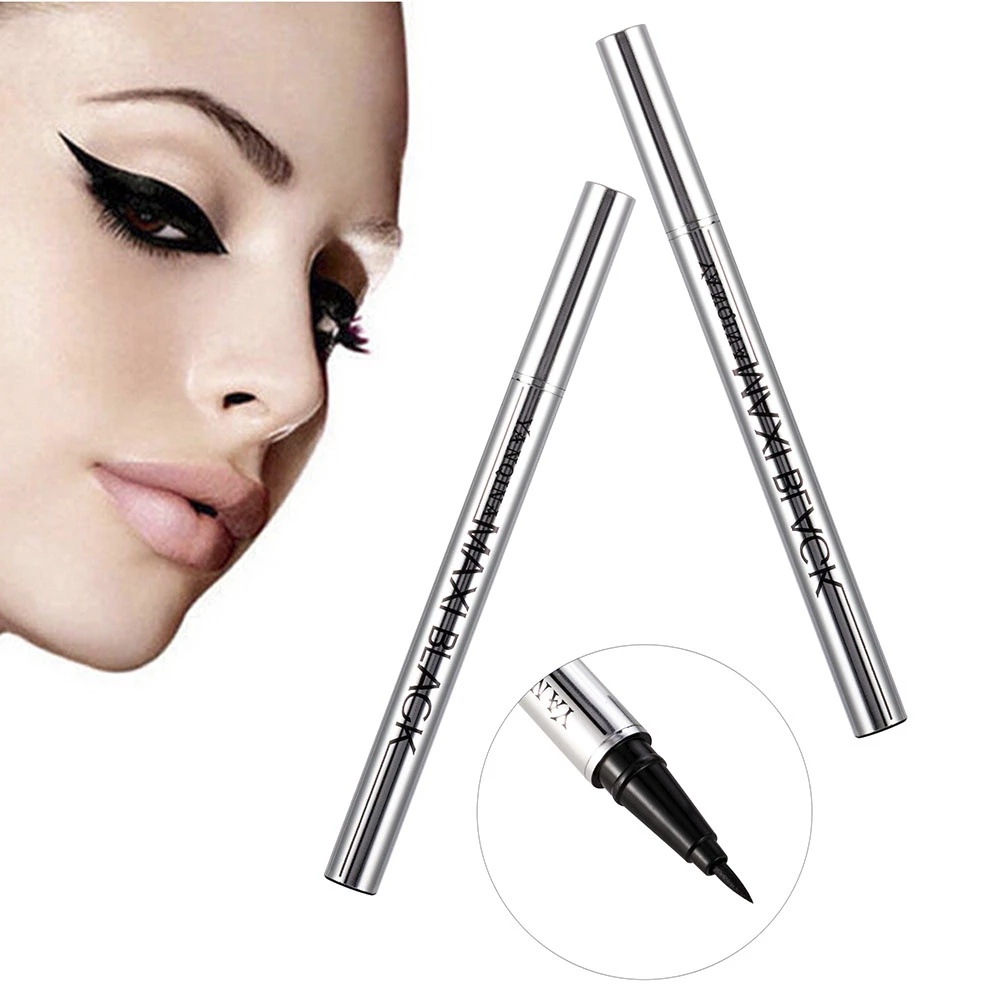 1 Bút Kẻ Mắt Dạng Lỏng Yanqina Màu Đen Chống Nước Lâu Phai