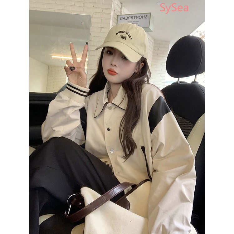 Áo Khoác Bóng Chày Phong Cách Retro Thời Trang Mùa Thu Cho Nữ