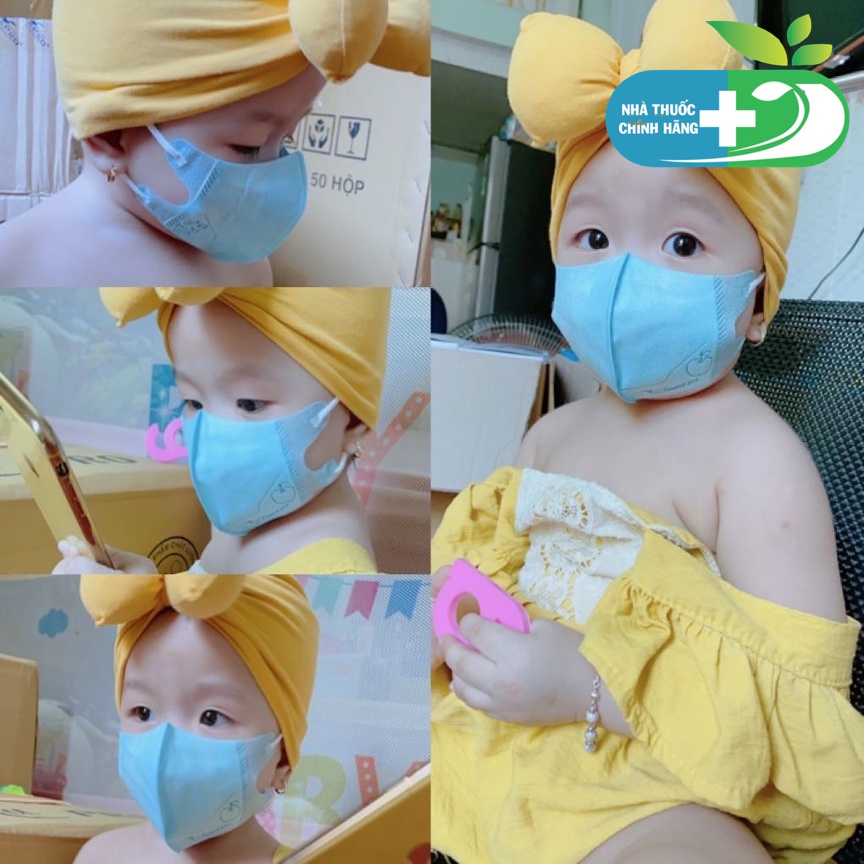 [TÚI 10 CÁI] Khẩu trang cho bé 5D MASK, khẩu trang trẻ em cao cấp chính hãng