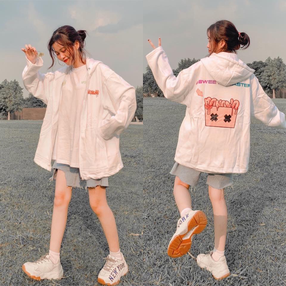 Áo khoác hoodie Chống Rét 123SHOP Cho Nữ Cho Cặp Đôi in hình BANAWA Chất Nỉ Unisex  Form rộng Có 4 Màu Ulzzang | BigBuy360 - bigbuy360.vn