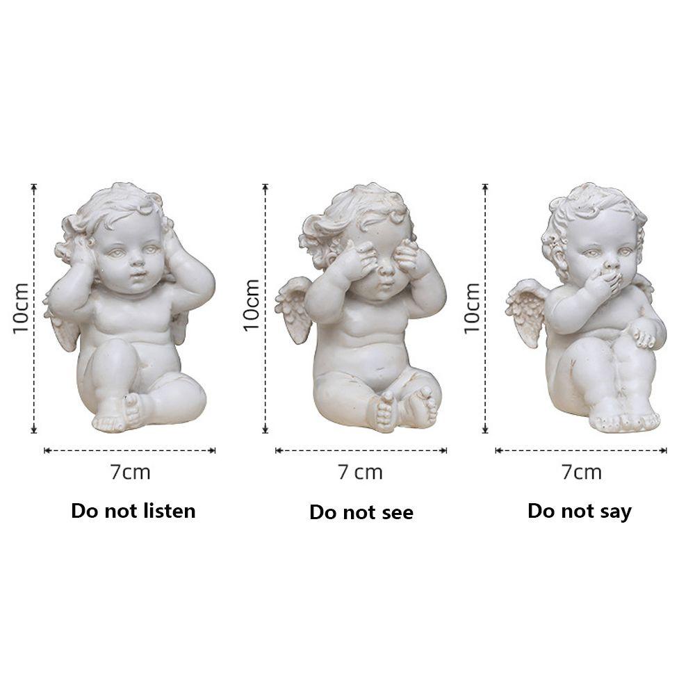 Mô Hình Thiên Thần Nhỏ Bằng Polyresin Dùng Trang Trí Nhà Cửa