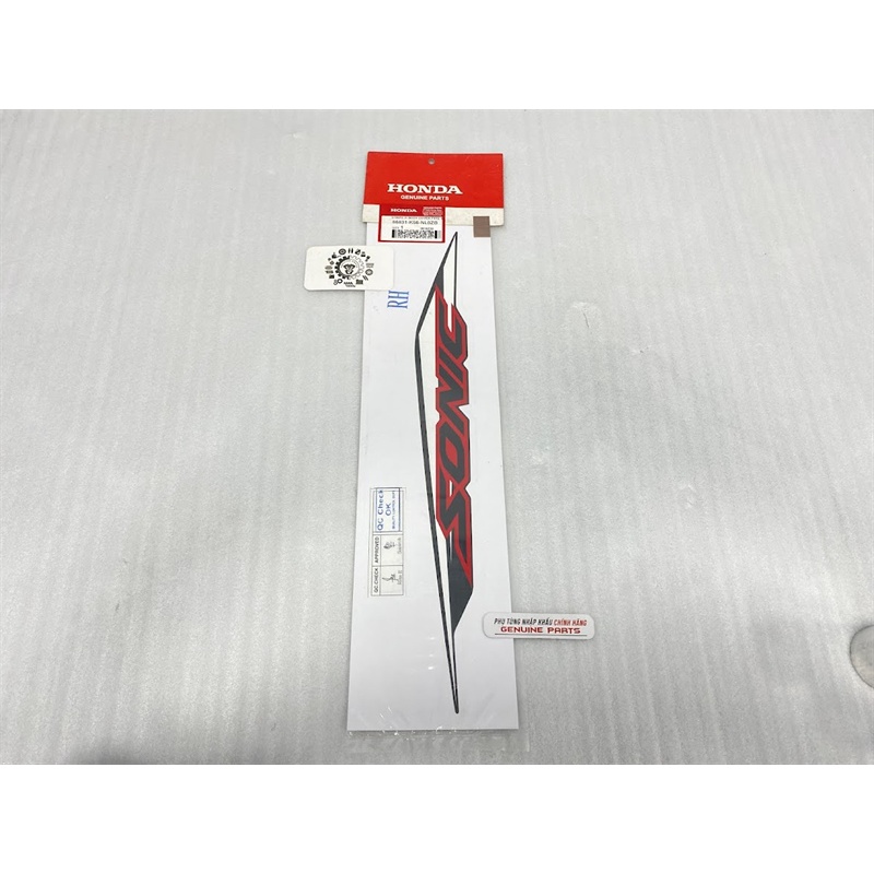 Bộ tem SONIC 150 ĐEN NHÁM 2021  nhập Honda Indo
