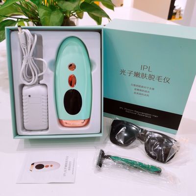 Máy Triệt Lông Mini IPL Vĩnh Viễn Tại Nhà - Tặng Kèm Kính, Dao Cạo-Chính Hãng