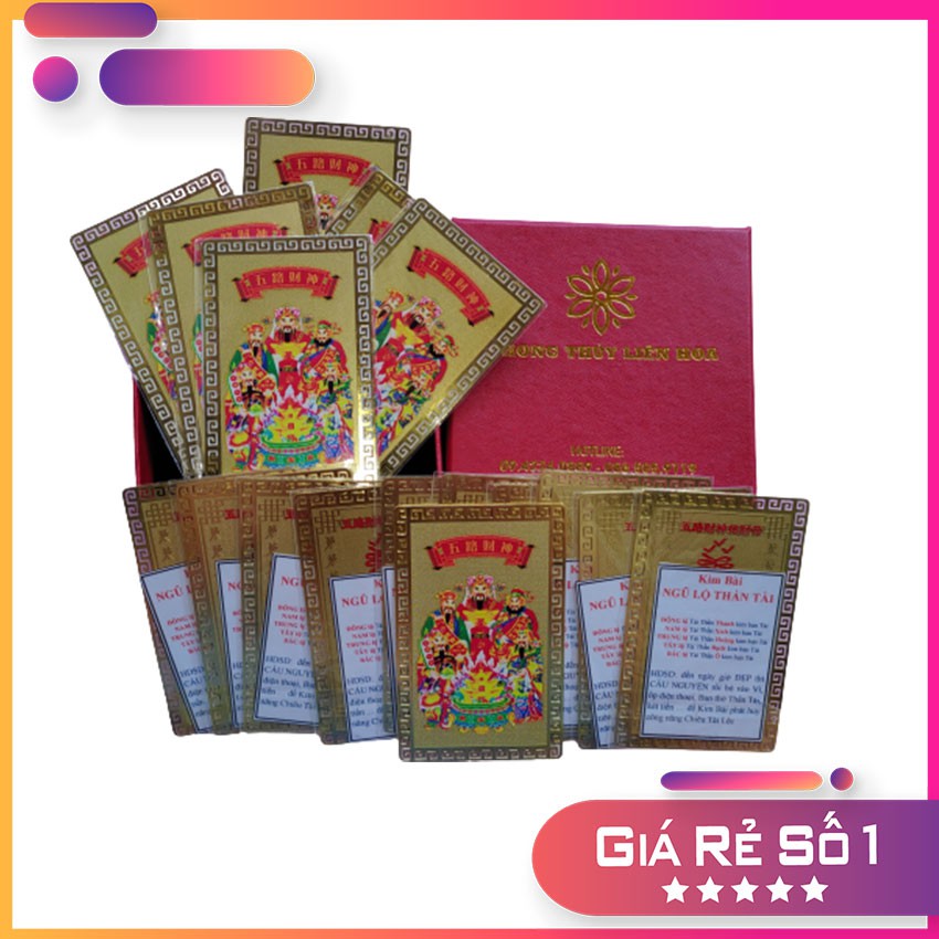 Kim Bài Ngũ Lộ Thần Tài - Phù Ngũ Lộ Thần Tài khai vận mở cung Tài Lộc - PHONG THỦY LIÊN HOA | BigBuy360 - bigbuy360.vn