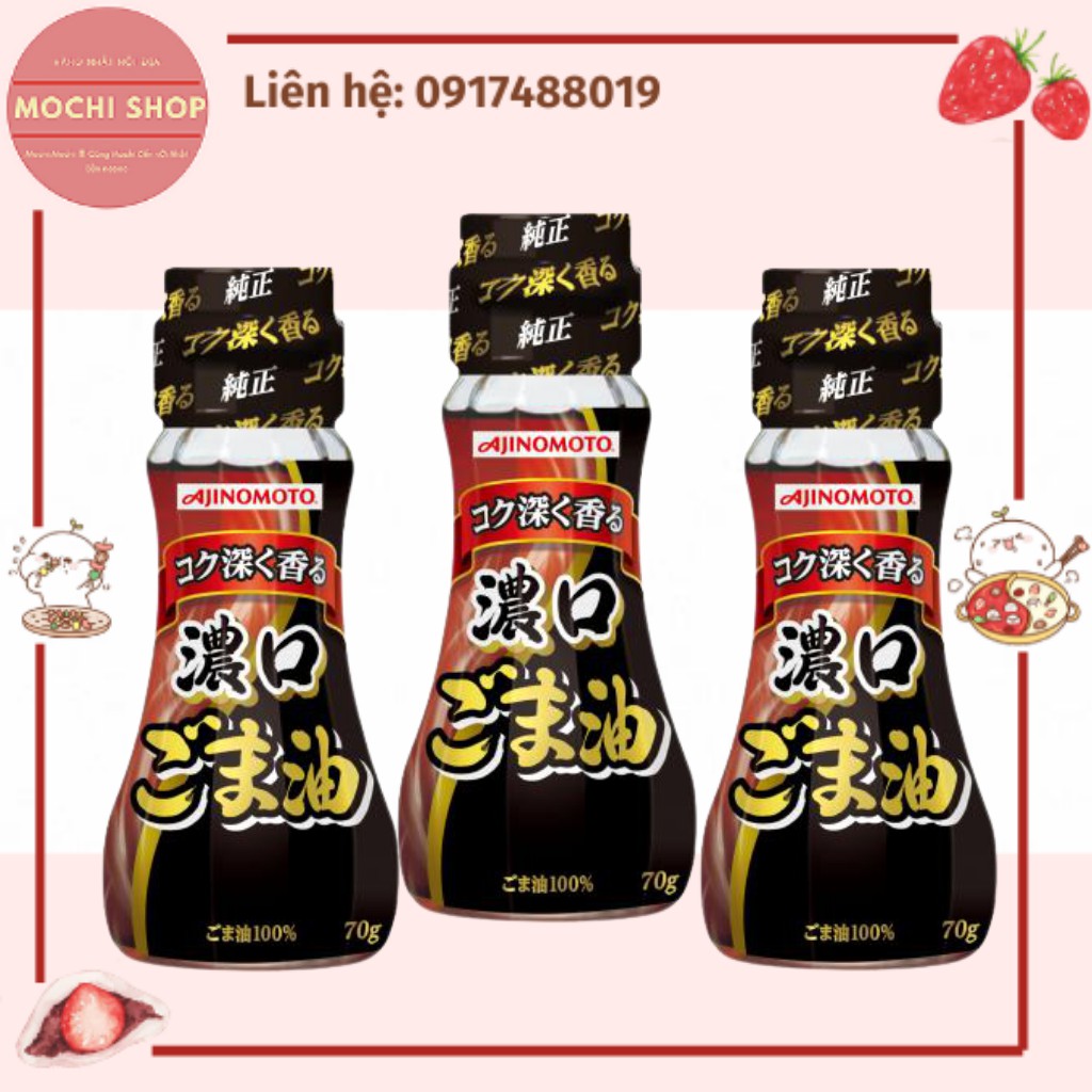 DẦU MÈ NGUYÊN CHẤT NHẬT 70G AJINOMOTO (Date T3.2023)