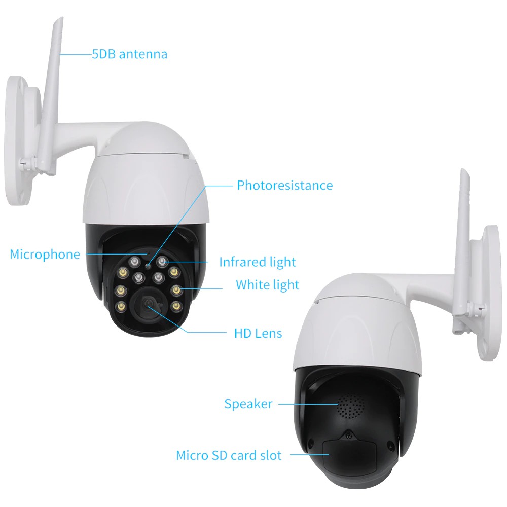 Camera Wifi Ngoài Trời Yoosee GW-D10S 2.0 MP Full HD1080P - Ban Đêm Có Màu