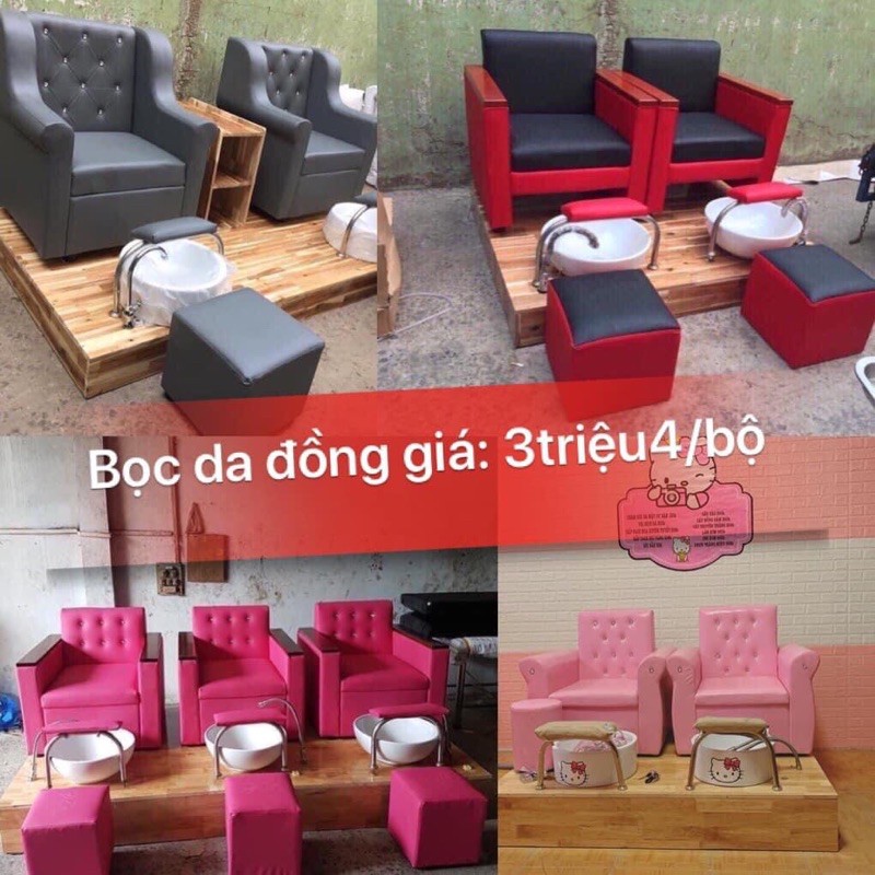 Combo ghế nails theo hình
