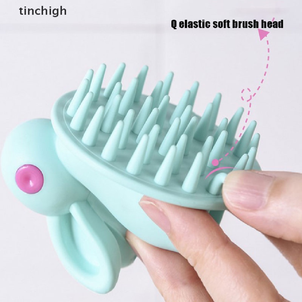 Lược Silicone Mát Xa Da Đầu Khi Tắm Tiện Dụng