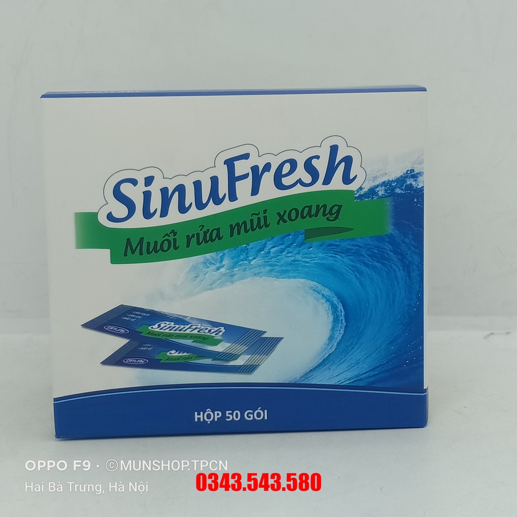 Muối rửa mũi xoang SinuFresh Cát Linh