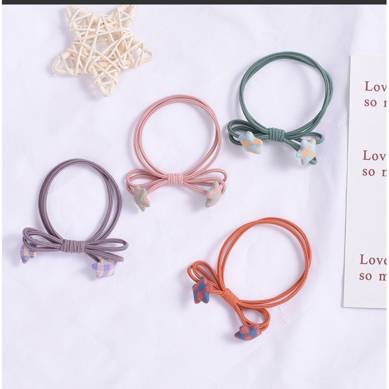 ☘Thun buộc tóc ngôi sao☘️