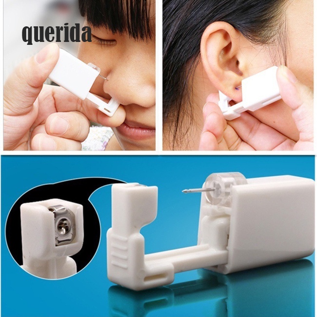 Bộ dụng cụ bấm lỗ tai / mũi mini dùng một lần