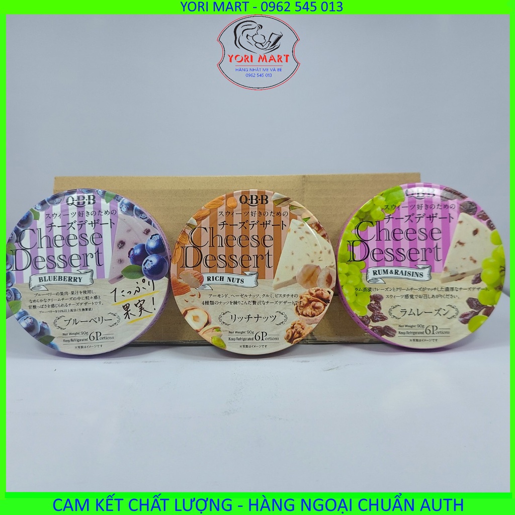 Phô mai QBB nội địa Nhật đủ vị