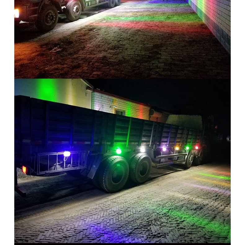 Đèn gắn bên hông xe tải siêu sáng chống thấm nước 12V 24V tiện dụng