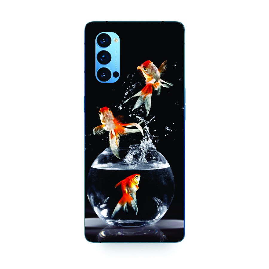 Miếng Dán Skin 3D mặt lưng OPPO reno 5 / reno 4 / reno 4pro chống trầy xước, hình ảnh 3D săt nét