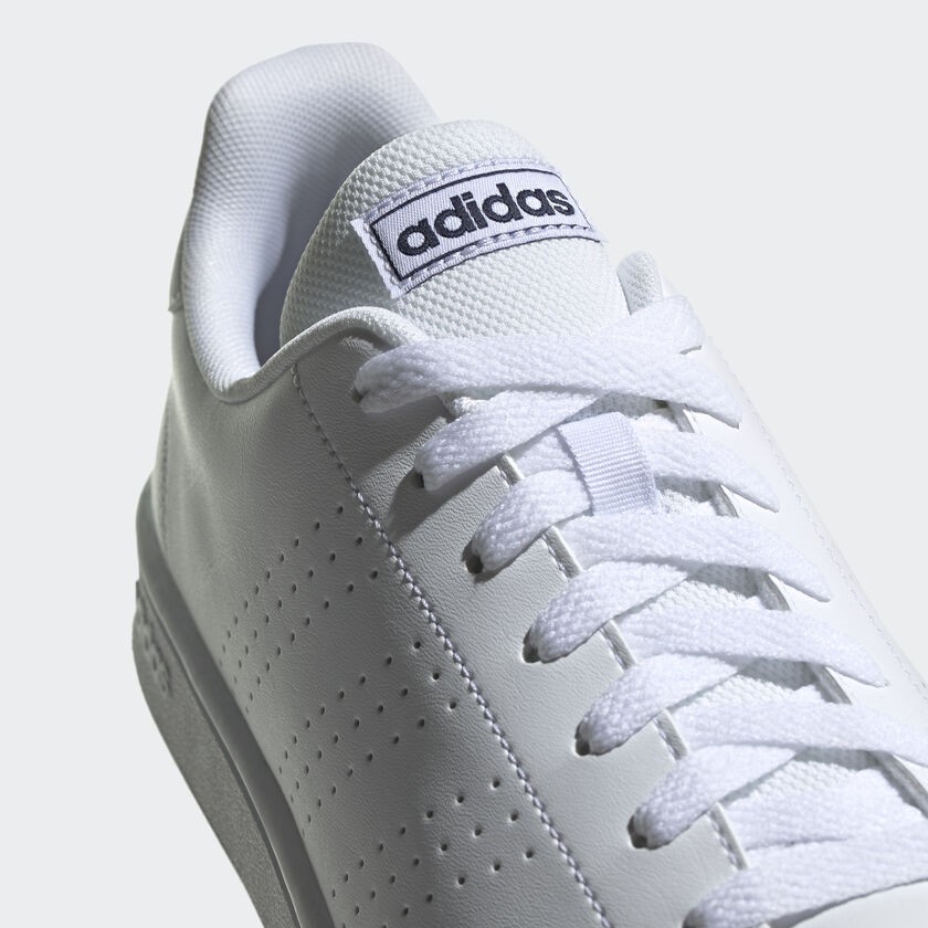 Giày Thể Thao Nam Nữ Adidas Advantage Base Trắng Xanh Navy - EE7691 - Hàng Chính Hãng