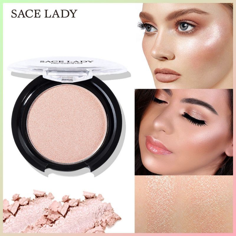 (hàng Mới Về) Phấn Bắt Sáng Sace Lady Màu Đẹp Cá Tính Cho Nữ