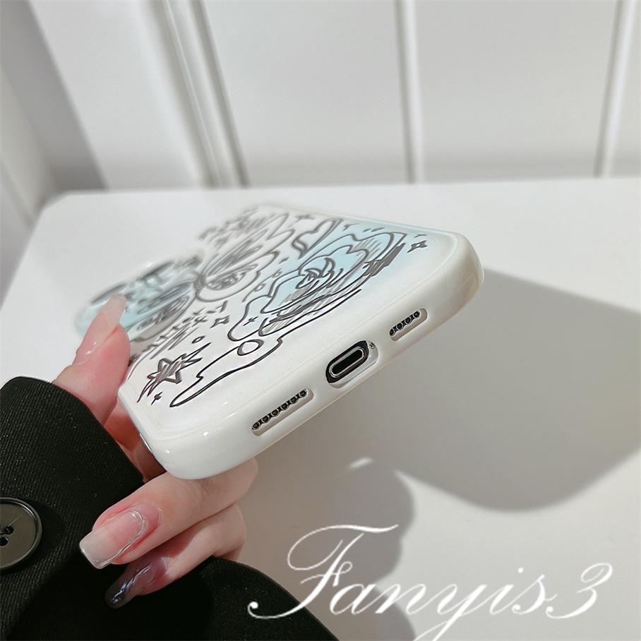 Ốp Điện Thoại Mềm Đệm Khí In Hình Bướm Cho iPhone 14 13 12 11 Pro Max X XR Xs Max 8 7 6 6s Plus SE 2020