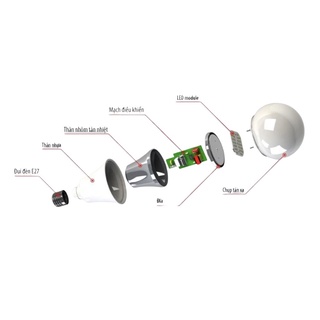 Bóng đèn Rạng Đông LED Bulb tròn 3W