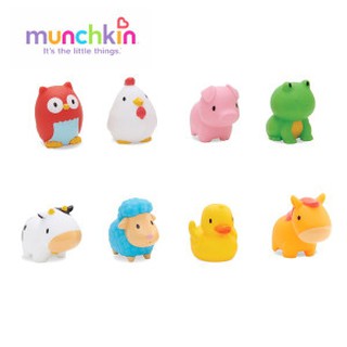 BỘ ĐỒ CHƠI NHÀ TẮM 8 ĐỘNG VẬT NÔNG TRẠI MUNCHKIN CHÍNH HÃNG
