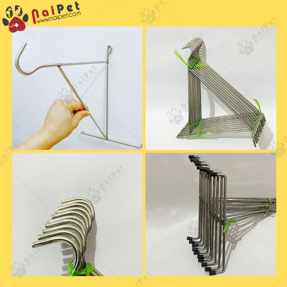 Móc Inox Cao Cấp Chữ A Móc Treo Lồng Chim
