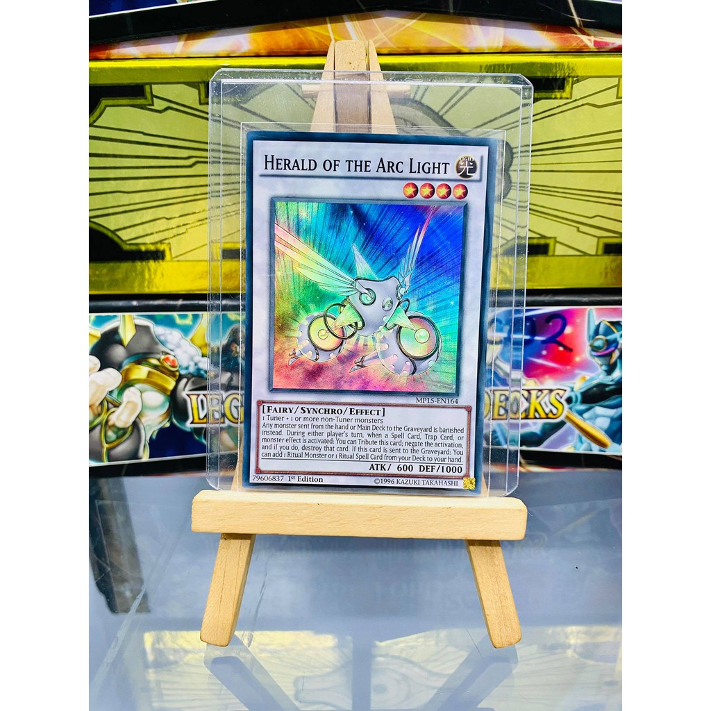 [ Dưa Hấu Yugioh ] Lá bài thẻ bài Herald of the Arc Light - Super Rare - Tặng bọc bài nhựa bảo quản