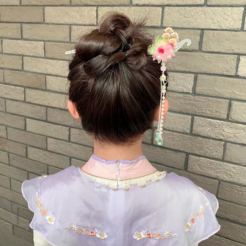 Trâm Cài Tóc Hình Chữ U Phong Cách Vintage Thanh Lịch