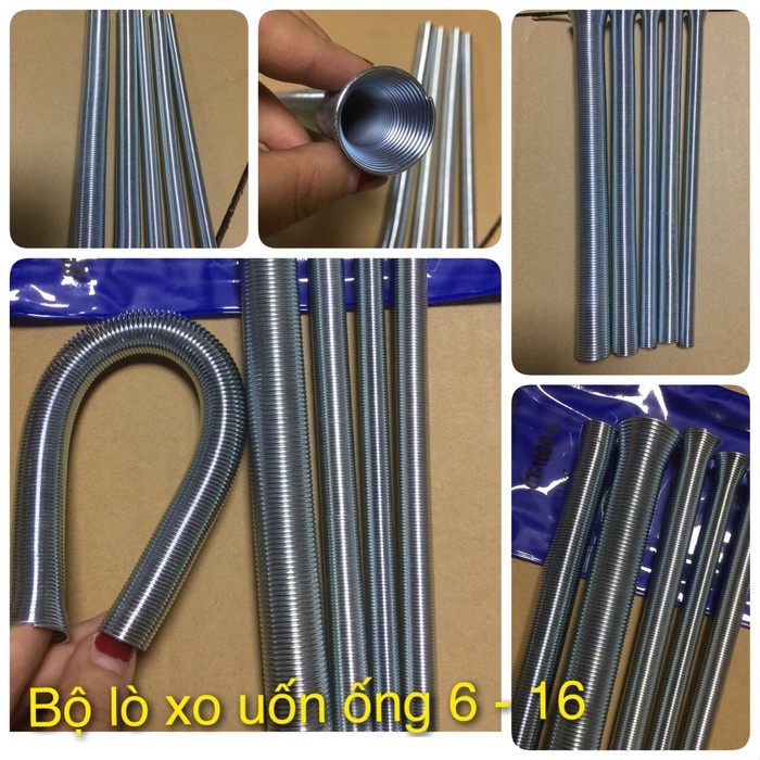 Bộ lò xo uốn ống đồng ngoài gồm 5 phi 6, 10, 12, 16, 19