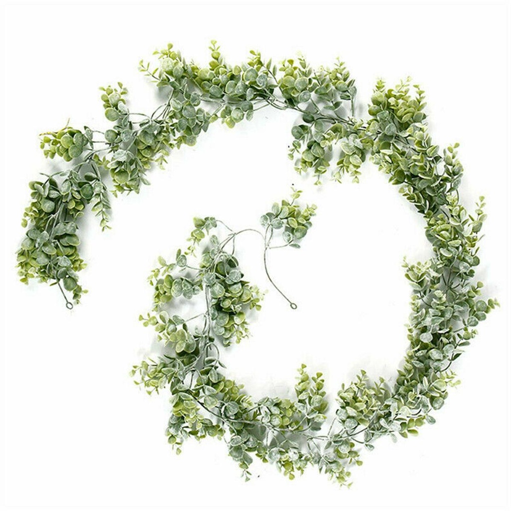 Nhánh Cây Bạch Đàn Nhân Tạo Treo Tường Trang Trí 6.3Ft