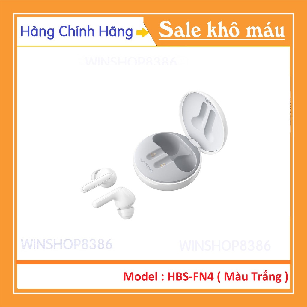  Tai nghe không dây LG Tone Free HBS-FN4 Màu Trắng - 100% Hàng Chính Hãng