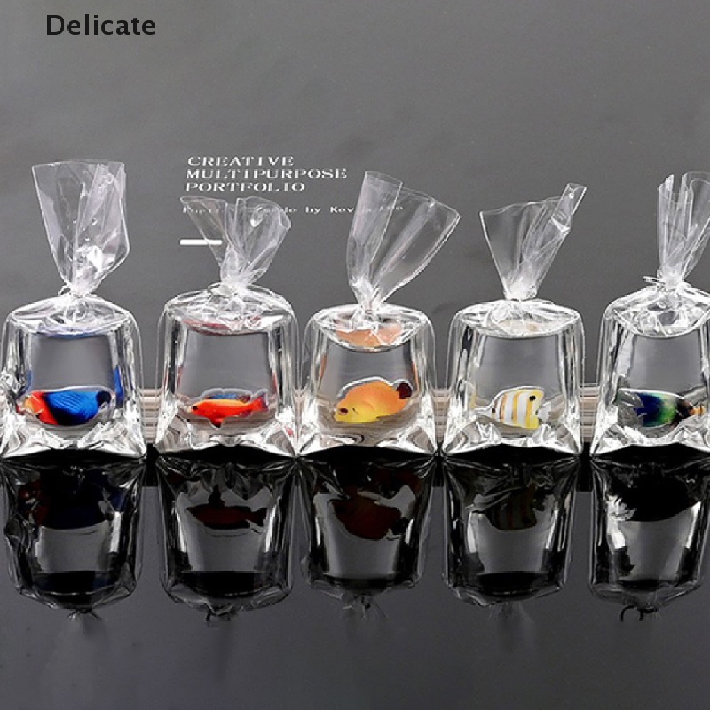 |Tinh Tế| 1 Mặt Dây Chuyền Hình Cá Vàng Nhỏ Bằng Nhựa Resin Cho Túi Nước / Móc Khóa Diy