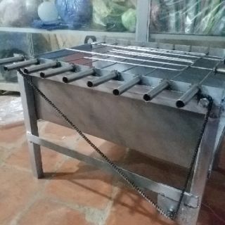 Bếp nướng than hoa môtơ
