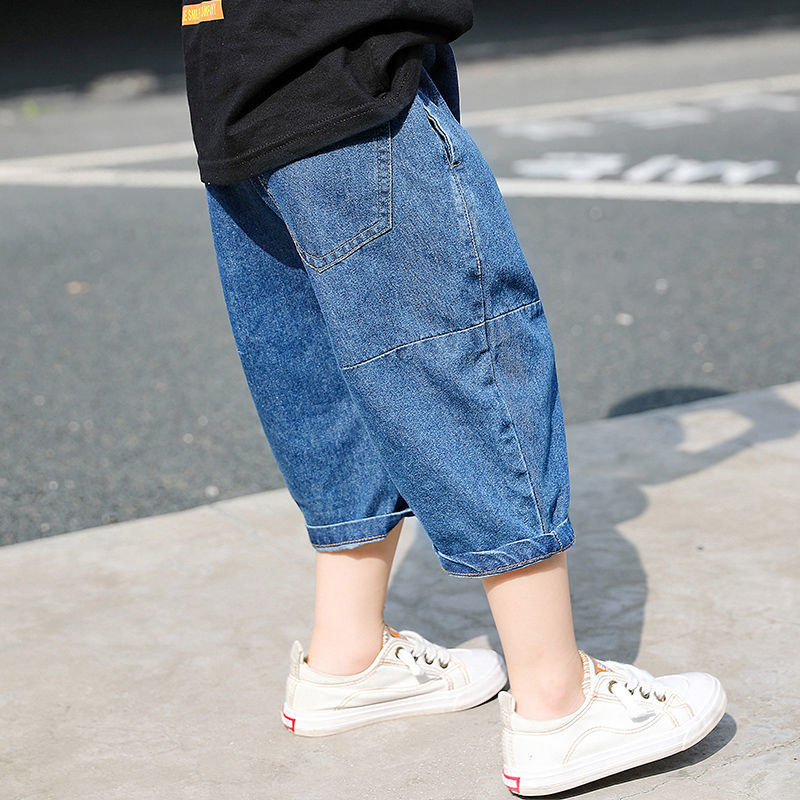 ❀❀Quần Short Denim Dáng Rộng Phong Cách Phương Tây Thời Trang Mùa Hè Cho Bé Trai