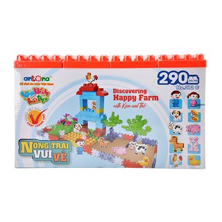 Bộ đồ chơi xếp hình nông trại vui vẻ antona 290 chi tiết