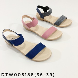 Sandal nữ hai quai thun DTW005188 (Size 35-39)