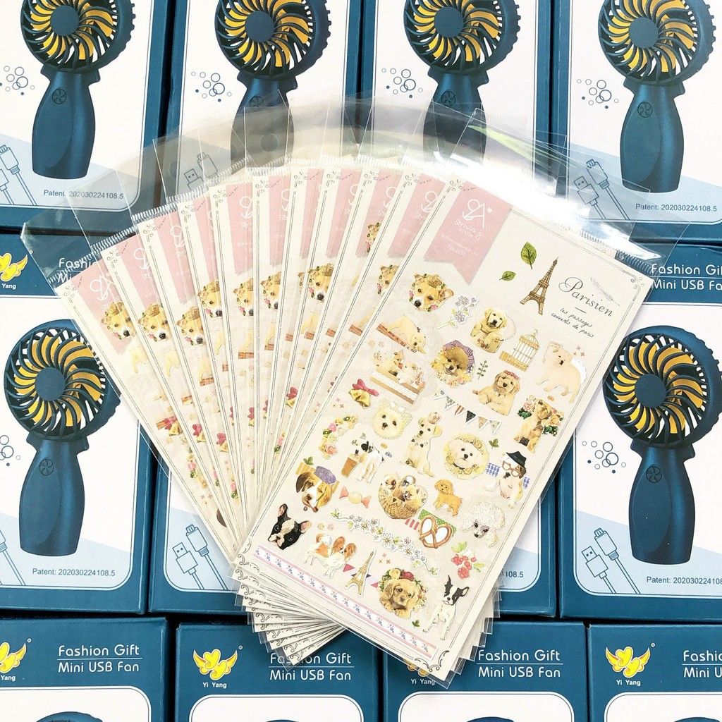 Sticker Trang trí Lazy Day 7 mẫu siêu xinh - Nami